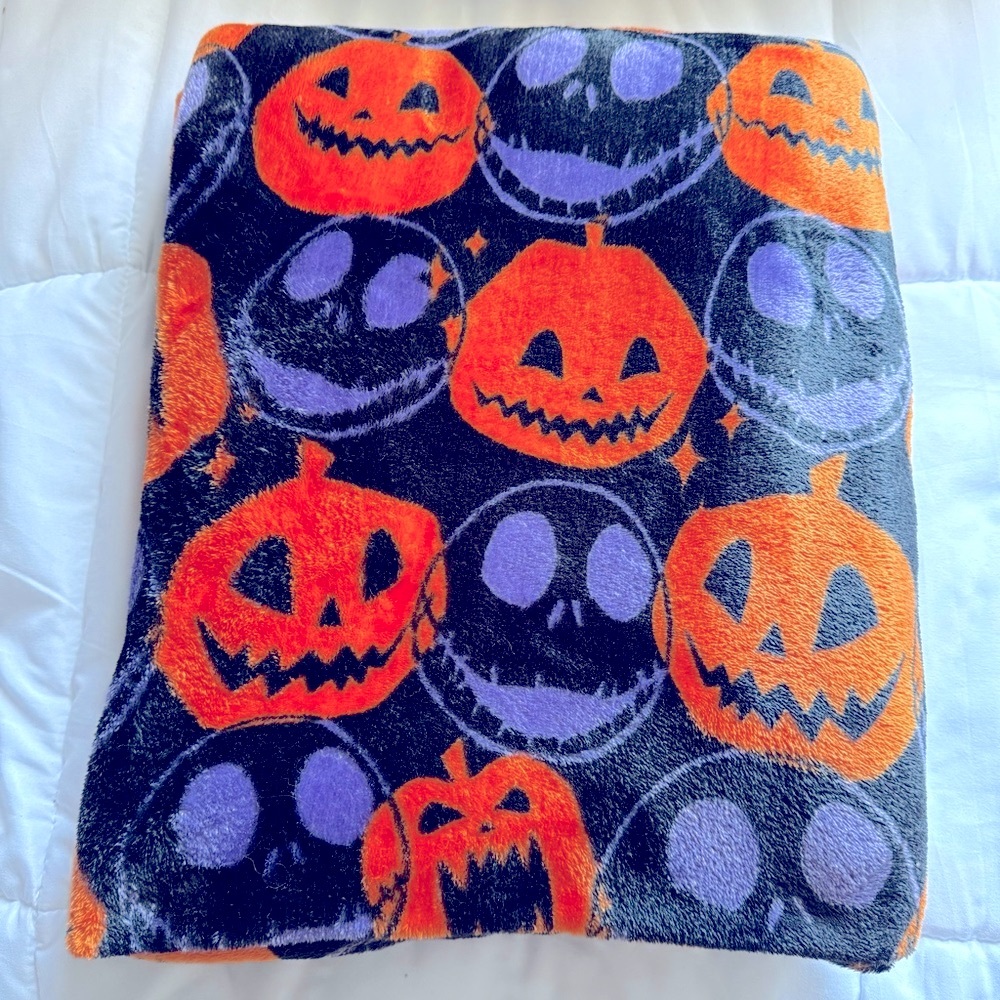Disney Nightmare Before Christmas Jack Skellington Fleece Blanket